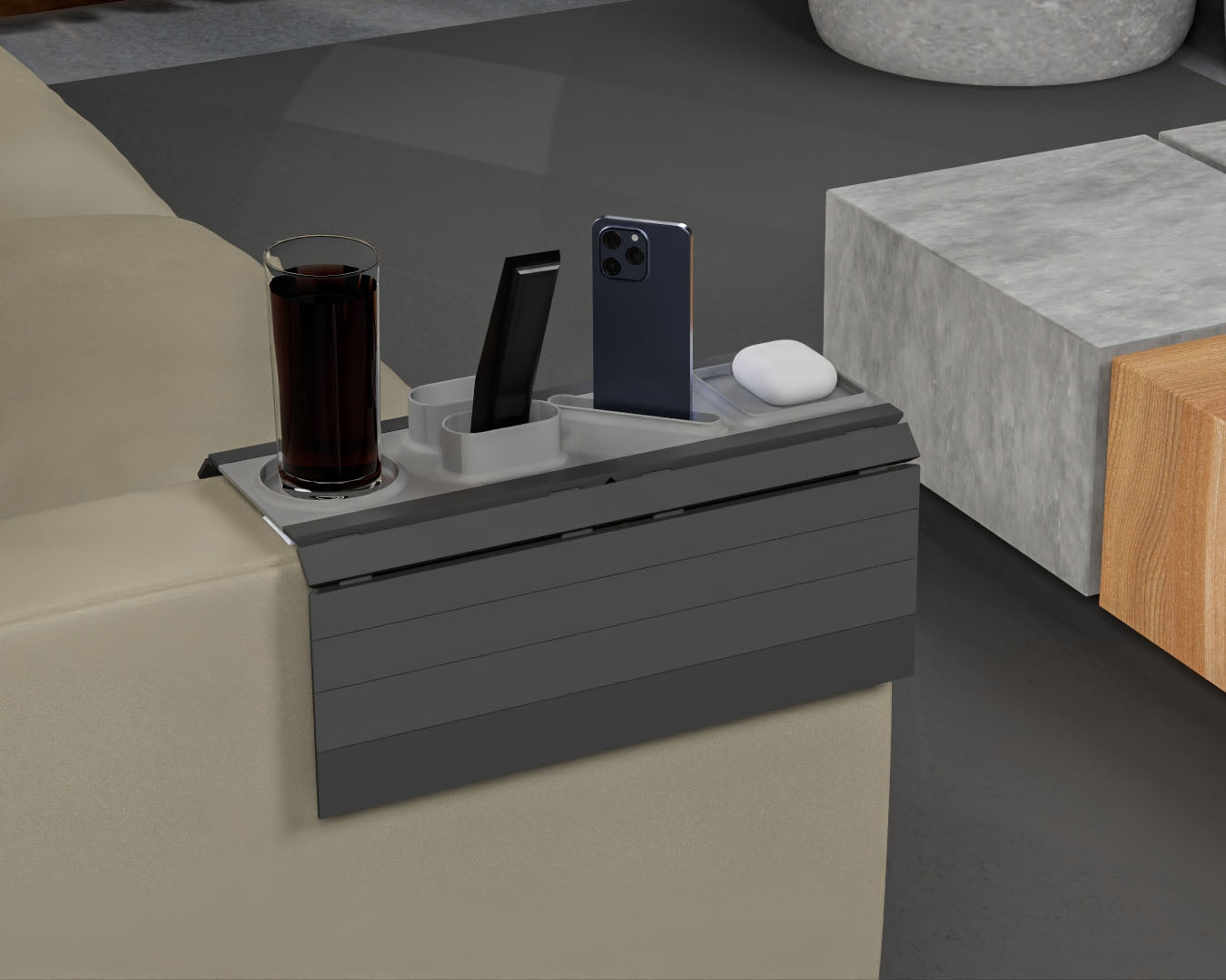 Gadgets on the Sofa - Couch Arm Trays