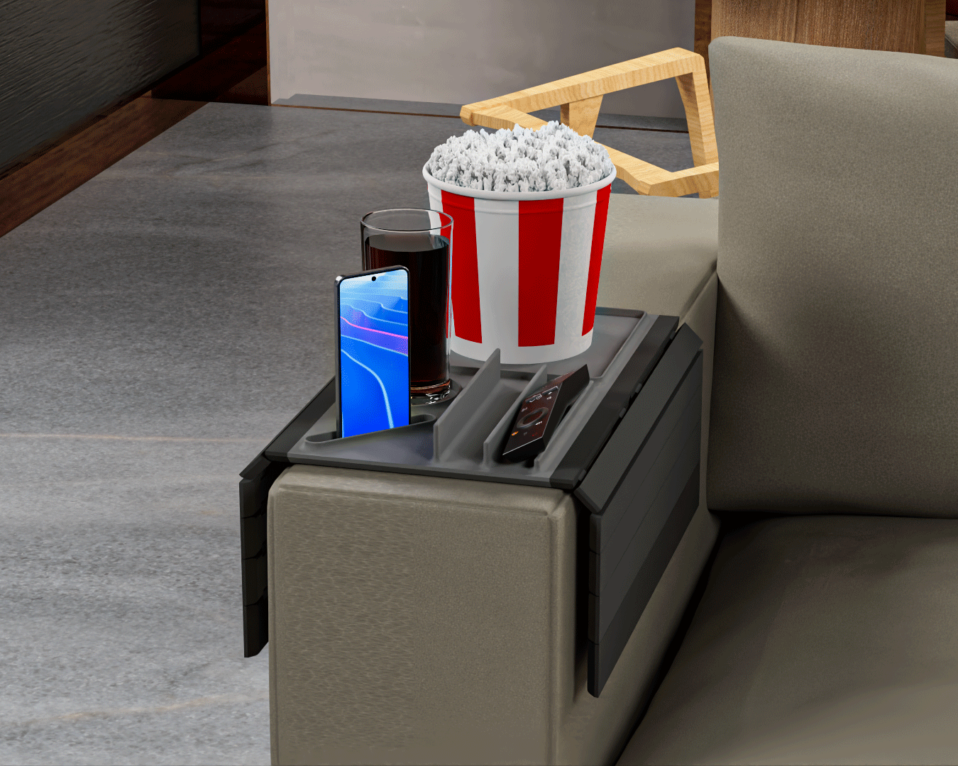 Gadgets on the Sofa - Couch Arm Trays
