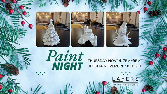 Paint Night - Christmas Theme