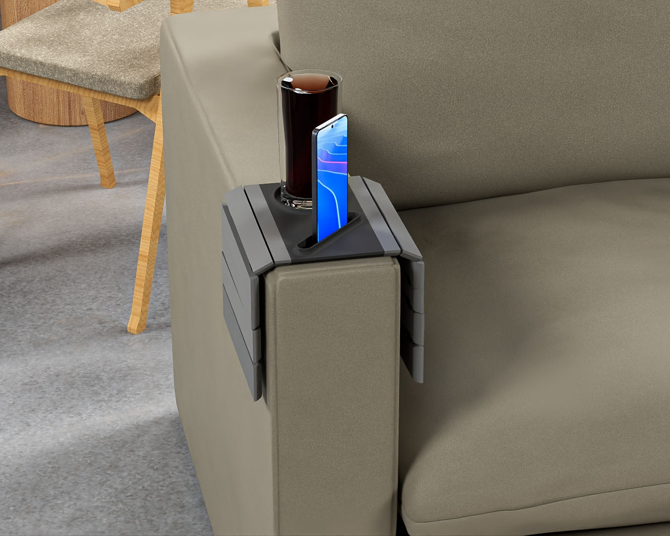 Gadgets on the Sofa - Couch Arm Trays
